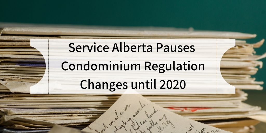 Service Alberta Announces Postponement of Legislative Changes